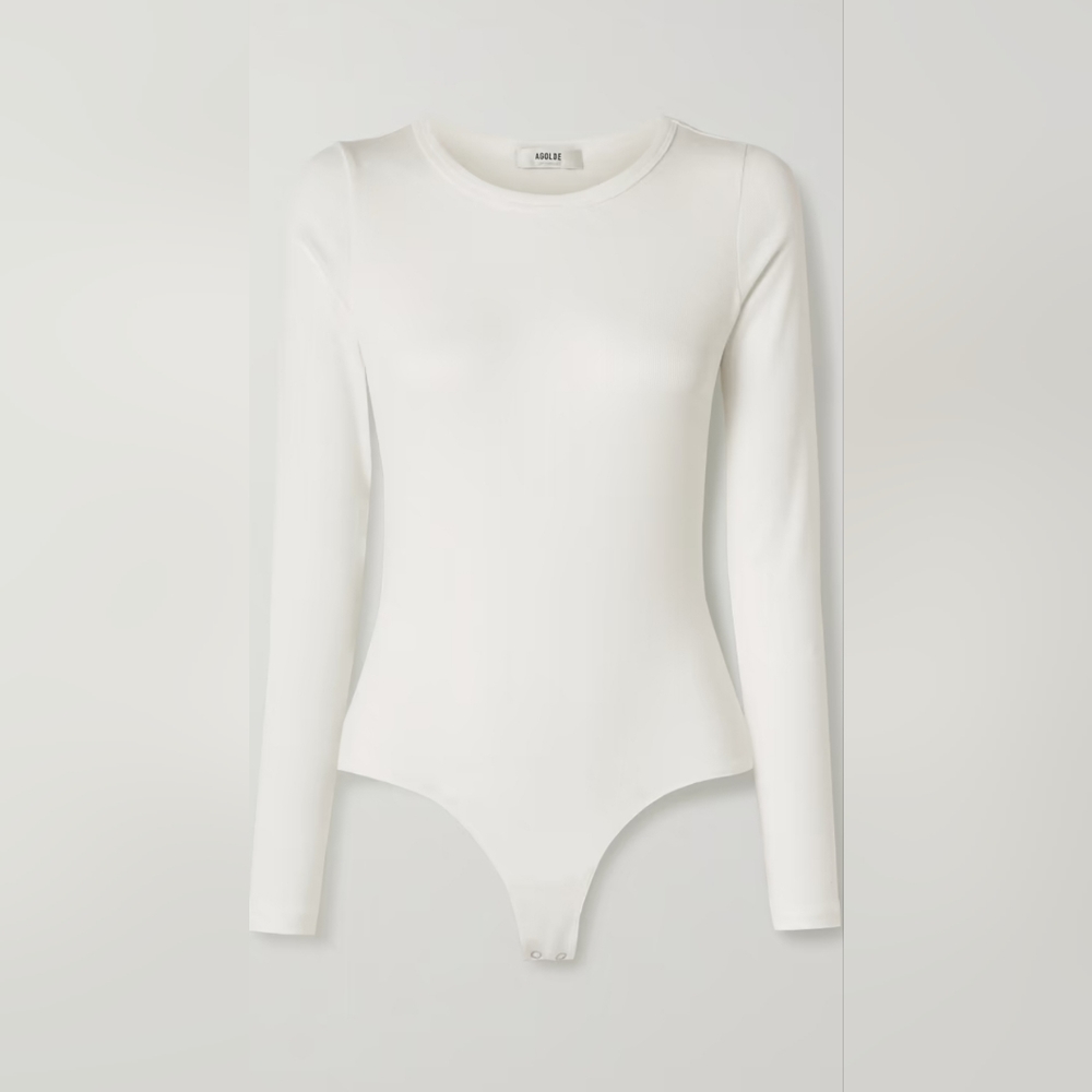 Agolde White Bodysuit